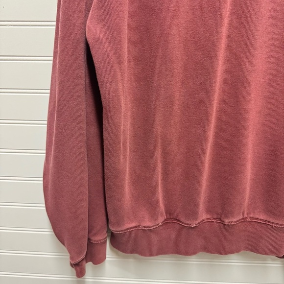 Tommy Bahama Relax MARLIN Pigment Dyed Tobago Bay Pullover Men's XL Maroon - Picture 3 of 14